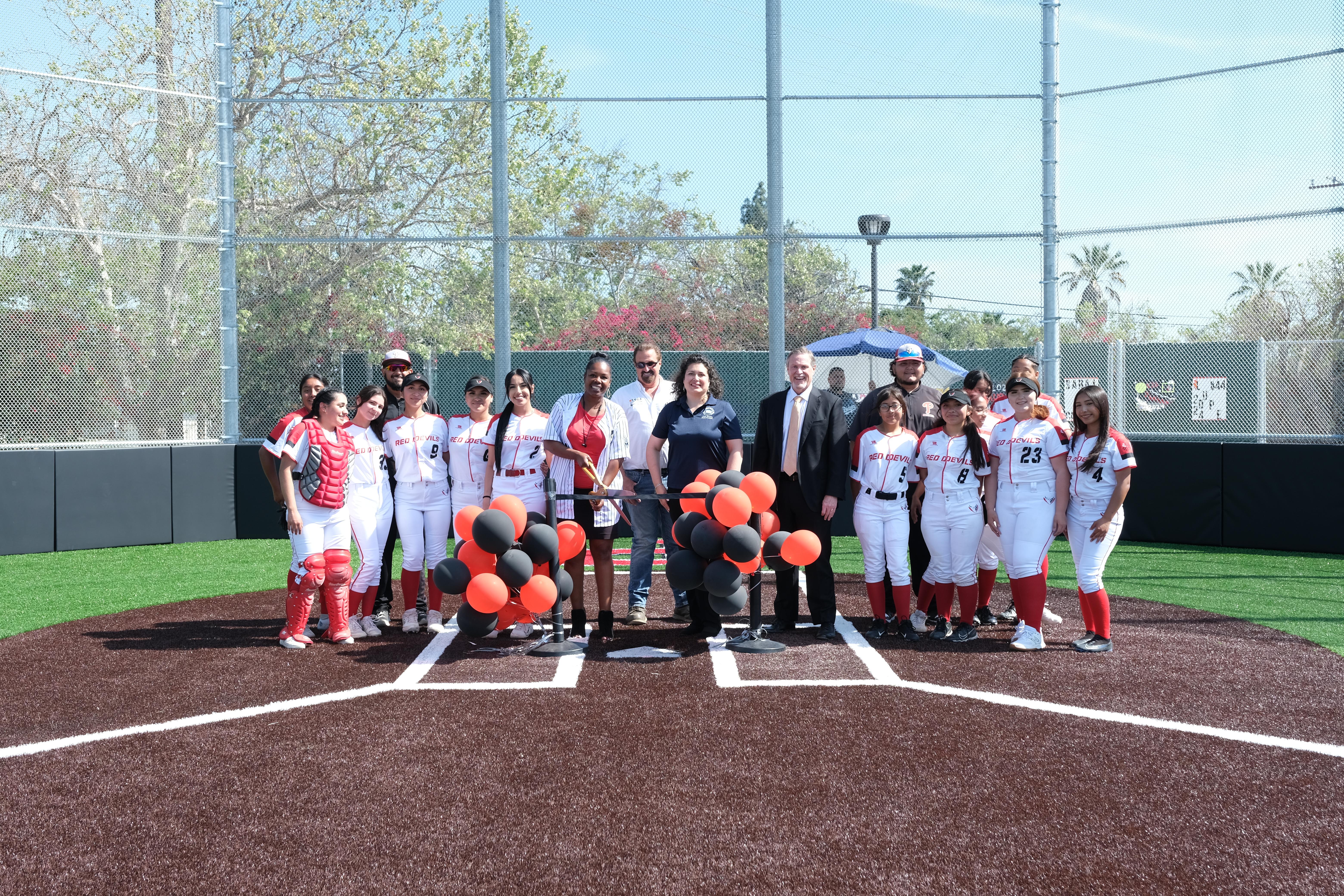PHS Red Devils Unveil New Softball Field, 4/17/2024 - image for web